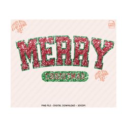 merry christmas sequin png - christmas sublimation - merry christmas glitter png print file for sublimation or print - digital download