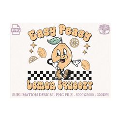 easy peasy png-digital download-sublimation design-retro png,kids sublimation,retro kids png,retro character png,summer png,retro summer png