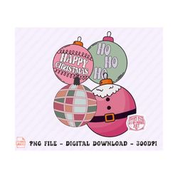 retro christmas png, retro christmas png svg, christmas, christmas png, pink santa png, pink christmas png, groovy christmas sublimation