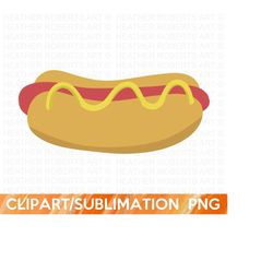 Hotdog Clipart Png , Hotdog Sandwich Clipart, Hotdog Png, Hotdog Clipart Sublimation File, Fastfood Clipart, Sandwich Pn