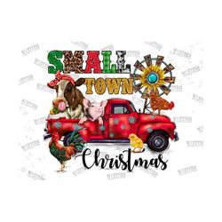 small town christmas png, merry christmas y'all, small town girl,merry christmas,truck png, western png, windmill png,