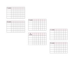 habits tracker 12 weeks planner 12 week.printable, list, page, a4/a5,download, pdf, templates