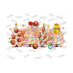 christmas tree basketball png sublimation design,merry christmas png,basketball christmas trees png,basketball clipart p