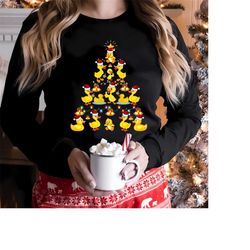 duck funny shirt, duck christmas sweatshirt, christmas ducks shirt, christmas gifts, funny christmas duck sweatshirt, du