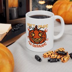 im organic halloween coffee mug