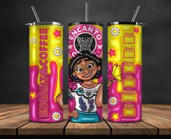 3d cartoon tumbler, cartoon princess, stitch starbucks 20oz tumbler png 121