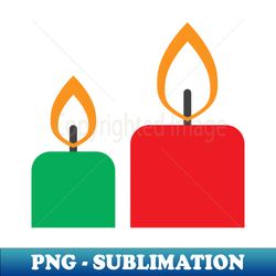 christmas candles light - unique sublimation png download - bold & eye-catching