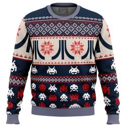 atari classic all over print hoodie 3d zip hoodie 3d ugly christmas sweater 3d fleece hoodie