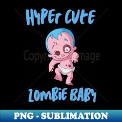 hyper zombie baby blue - trendy sublimation digital download - create with confidence