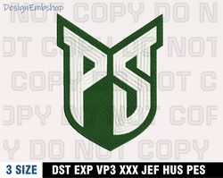 portland state embroidery designs, ncaa machine embroidery design, machine embroidery pattern