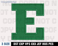 eastern michigan embroidery designs, ncaa machine embroidery design, machine embroidery pattern