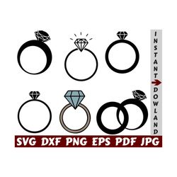 wedding rings svg - rings svg - diamond svg - wedding cut file - wedding quote svg - wedding saying svg - wedding design svg - wedding shirt