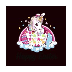 unicorn happy easter day rainbow svg, easter day svg, easter svg, unicorn svg, cute unicorn, easter unicorn svg, baby un