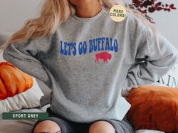 buffalo football crewneck sweatshirt, buffalo shirt, lets go buffalo sweatshirt, buf 716 shirt, buffalo football gift, b