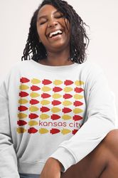 unisex crewneck sweatshirt - arrowhead kansas city, sweat shirt