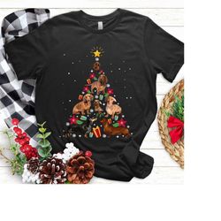 funny dachshund christmas tree shirt ornament decor gift, dachshunds shirt,dachshund,dachshund shirt,dachshund hoodie,da