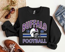 buffalo football sweatshirt  vintage style buffalo football crewneck  football sweatshirt  buffalo sweatshirt-4