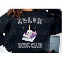 salem book club png, trendy halloween witchy png, digital download, librarian png, teacher png, sublimation, withch png,