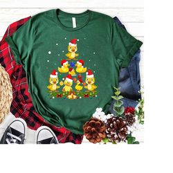 duck christmas tree shirt, duck christmas sweatshirt, christmas ducks shirt,christmas gifts,christmas duck sweatshirt, d