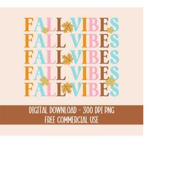 fall vibes png, trendy halloween png, autumn png, fall png, commercial use allowed, digital download , cute fall png, su