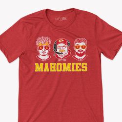 mahomies kc football shirt  funny mahomes chiefs dark tshirt  kansas city football mahomes unisex tee  football kc chief