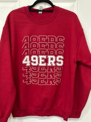 49ers crewneck white letters