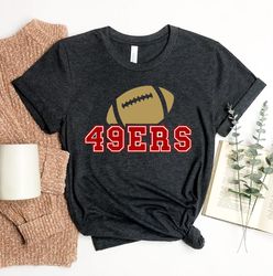 49ers t-shirt, game day shirt, football gift, 1990 gift, 49ers football bleached shirt, women's gift, mama shirt, footba