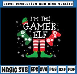 gamer e-l-f svg png, e-l-f player svg, e-l-f svg, e-l-f hat svg, christmas family matching svg, christmas group funny gi