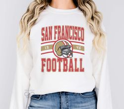 vintage san francisco football sweatshirt, the niners , san francisco sweatshirt 49er