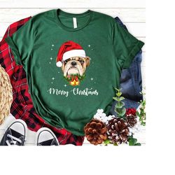 Christmas English Bulldog Xmas T shirt, English Bulldog Christmas shirt, Bulldog T Shirt, English Bulldog,Cute Christmas