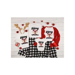 merry christmas, plaid reindeer, retro xmas png, digital illustration, sublimation file, christmas png, png sublimation,