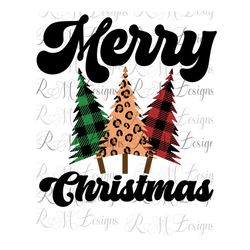 merry christmas, plaid xmas tree, retro xmas png, digital illustration, sublimation file, christmas png, png sublimation