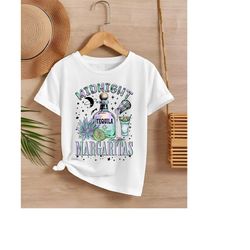 midnight margaritas shirt, tequila shirt, witchy shirt, witch shirt, midnight margarita, spooky shirt, halloween shirt,g