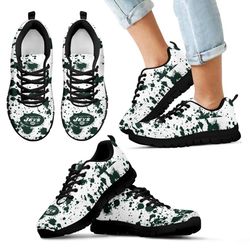 splatters watercolor new york jets sneakers