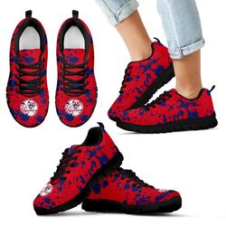 splatters watercolor new york yankees sneakers