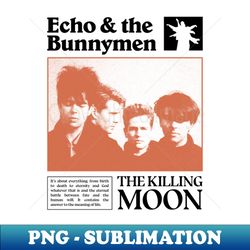 echo and the bunnymen - tribute fanmade - sublimation-ready png file - add a festive touch to every day