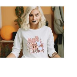 gift boxes funny christmas sweatshirt, cute chritmas sweatshirt, sweet christmas sweatshirt, holiday apparel, merry chir