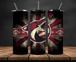 arizona coyotes  nhl hockey, nhl tumbler warp, nhl 20oz tumbler png instant download 02