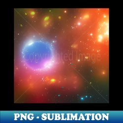 colorful galaxy - creative sublimation png download - vibrant and eye-catching typography