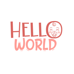 hello world svg, baby bear, baby svg, baby bear family svg cricut file silhouette cut file t-shirt design