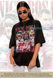 vintage nick bosa shirt, football shirt, classic 90s graphic tee, unisex, vintage bootleg, gift, retro