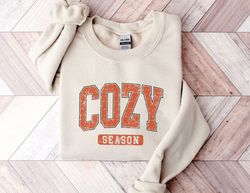 cozy season sweat-shirt png, retro fall sweat-shirt png, womens fall sweaters, sweat-shirt png, fall sweat-shirt png, ch