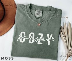 cozy season t-shirt png, retro fall t-shirt png, womens fall t-shirt png, cozy t-shirt png, fall t-shirt png, christmas