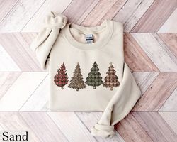 christmas tree sweatshirt, womens christmas sweater, merry christmas shirt, christmas crewneck, holiday sweater, christm