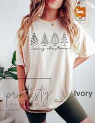 christmas tree t-shirt,  chritmas t-shirt, christmas tee, holiday apparel, christmas tshirt, iprintasty christmas comfor