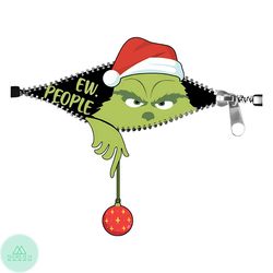 Ew People Merry Grinchmas PNG