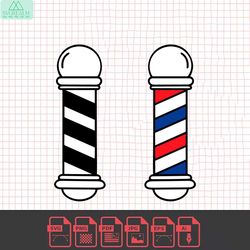 barber pole svg bundle, barber shop svg, barber shop clipart, ba