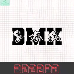 bmx svg png eps dxf cut files cutting for cricut