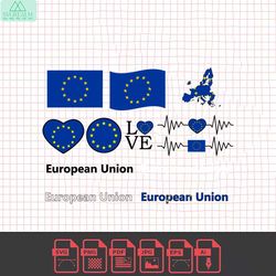 european union flag svg bundle, eu flag svg, europe flag svg, round european union flag clipart, european union name, lo