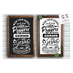 wash your hands and say your prayers svg, bathroom svg, bath svg, rules svg, farmhouse svg, rustic sign svg, country svg